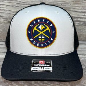 Denver Nuggets 3D Snapback Trucker Hat- White/ Black